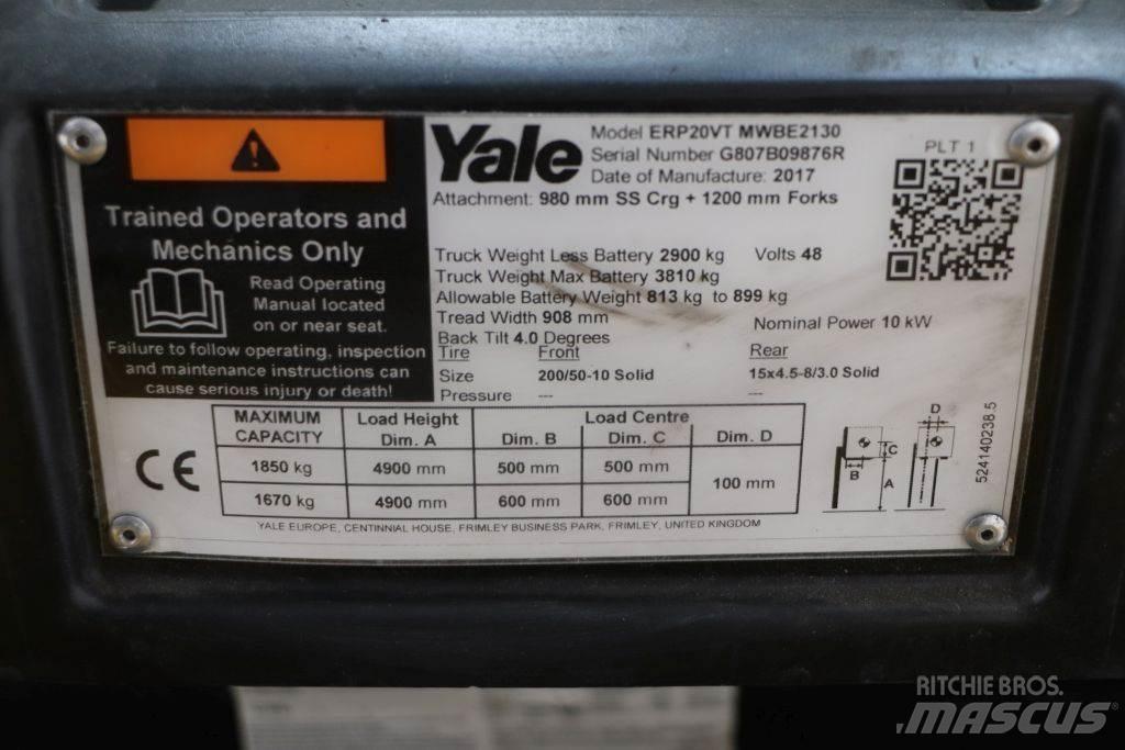 Yale ERP20VT Stivuitor electric