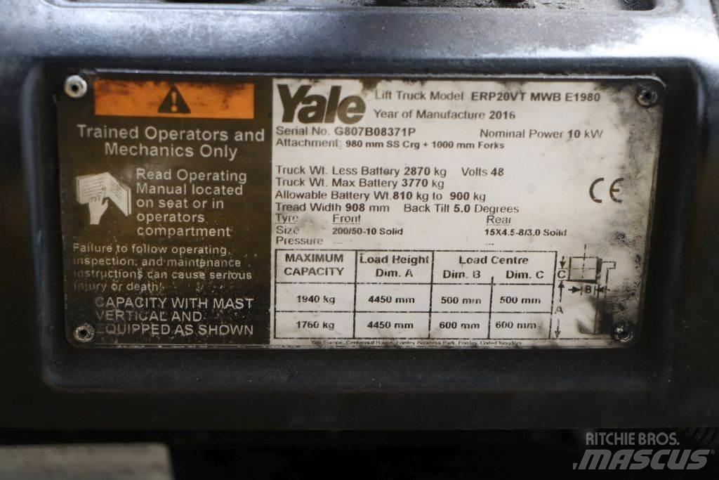 Yale ERP20VT Stivuitor electric