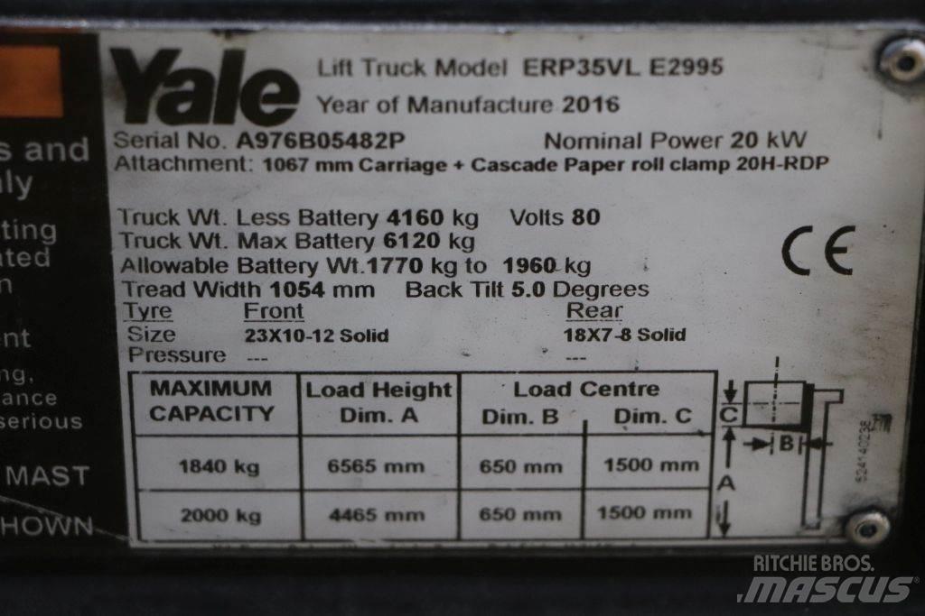 Yale ERP35VL Stivuitor electric