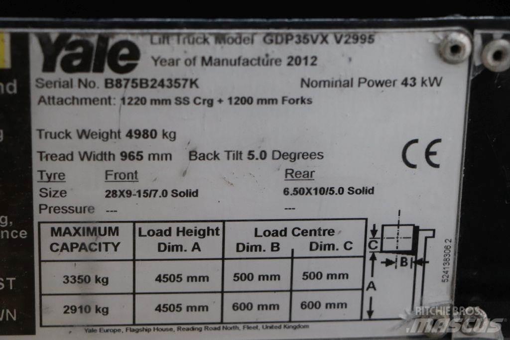 Yale GDP35VX Stivuitor diesel