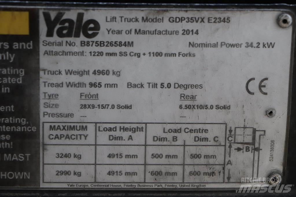 Yale GDP35VX Stivuitor diesel