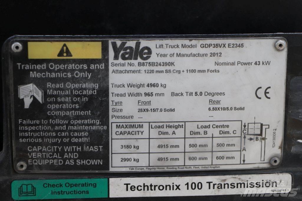 Yale GDP35VX Stivuitor diesel