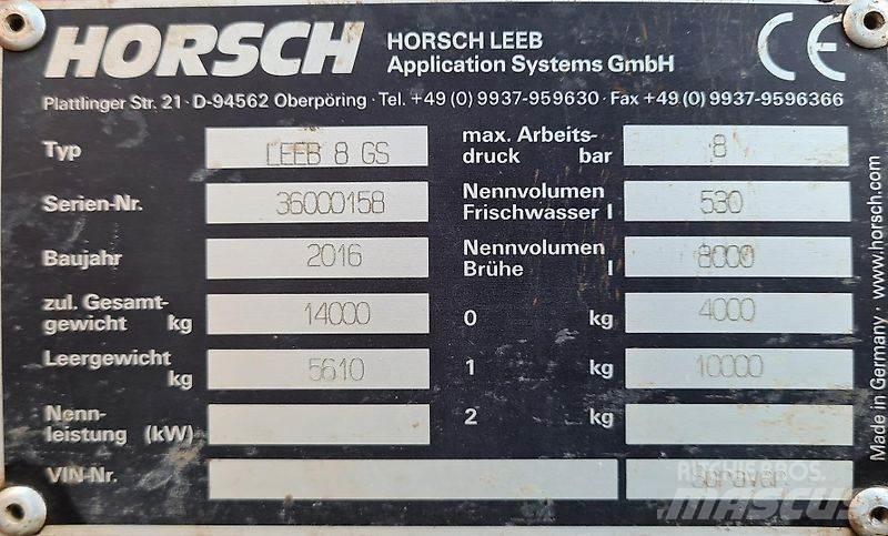 Horsch 8 GS Tractoare agricole sprayers