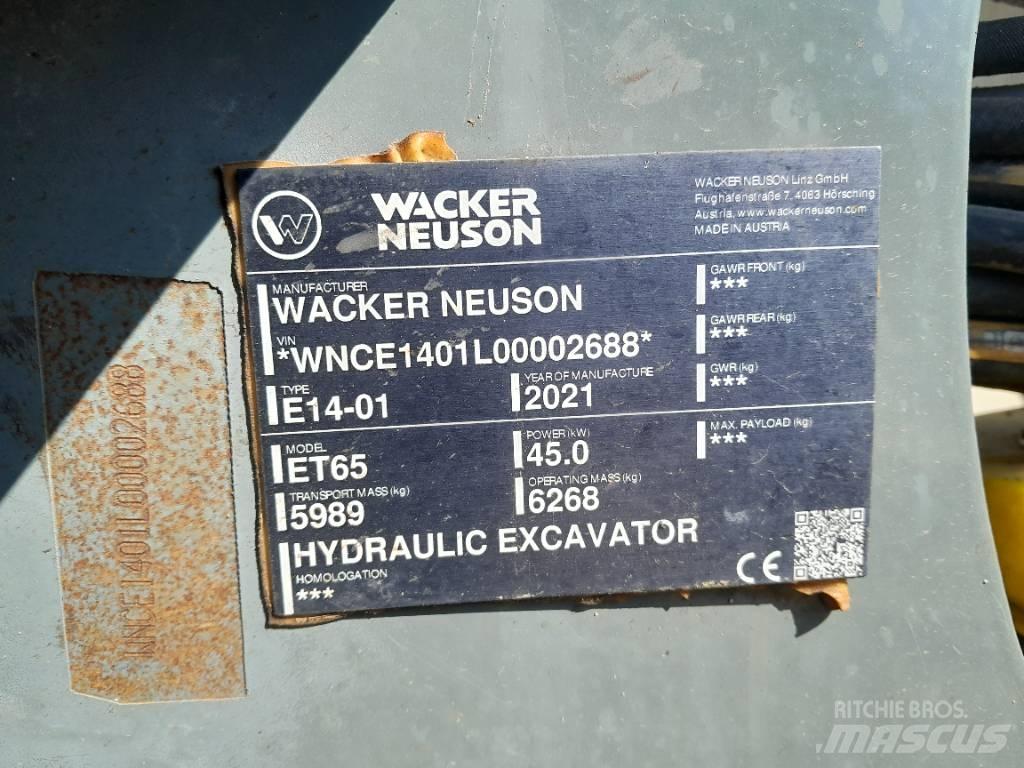 Wacker Neuson ET 65 Excavatoare pe șenile
