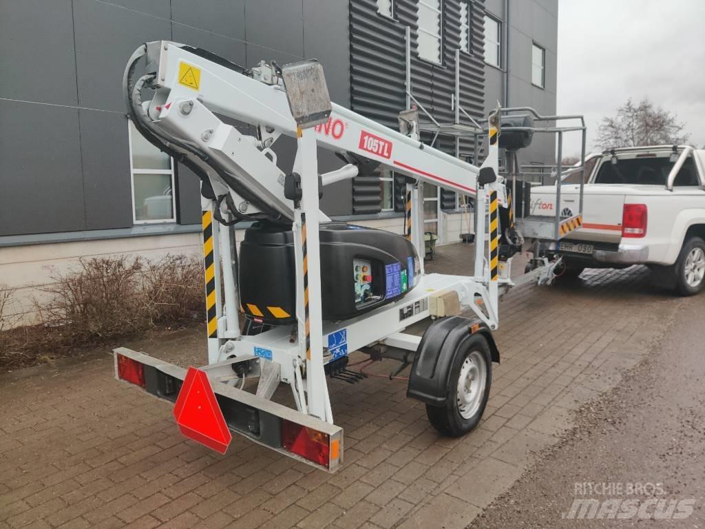 Dino 105 TL Skylift Platforme aeriene montate pe remorca
