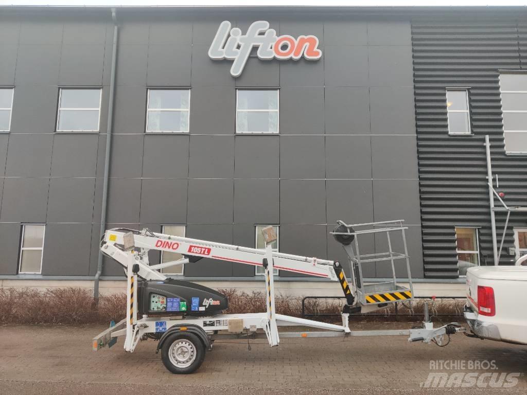 Dino 105 TL Skylift Platforme aeriene montate pe remorca
