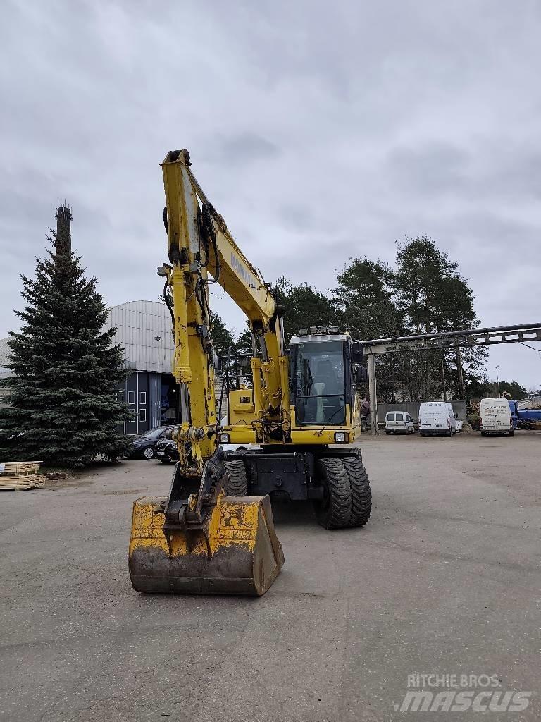 Komatsu PW 160-7E0 Excavatoare cu roti