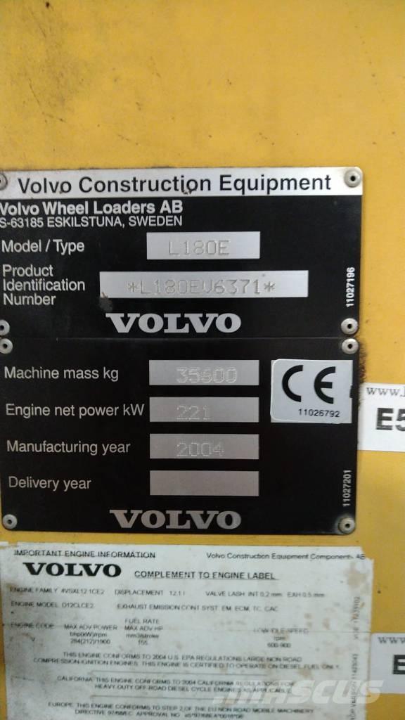 Volvo L 180 E HL Incarcator pe pneuri