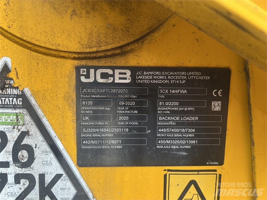 JCB 3 CX Buldoexcavatoare
