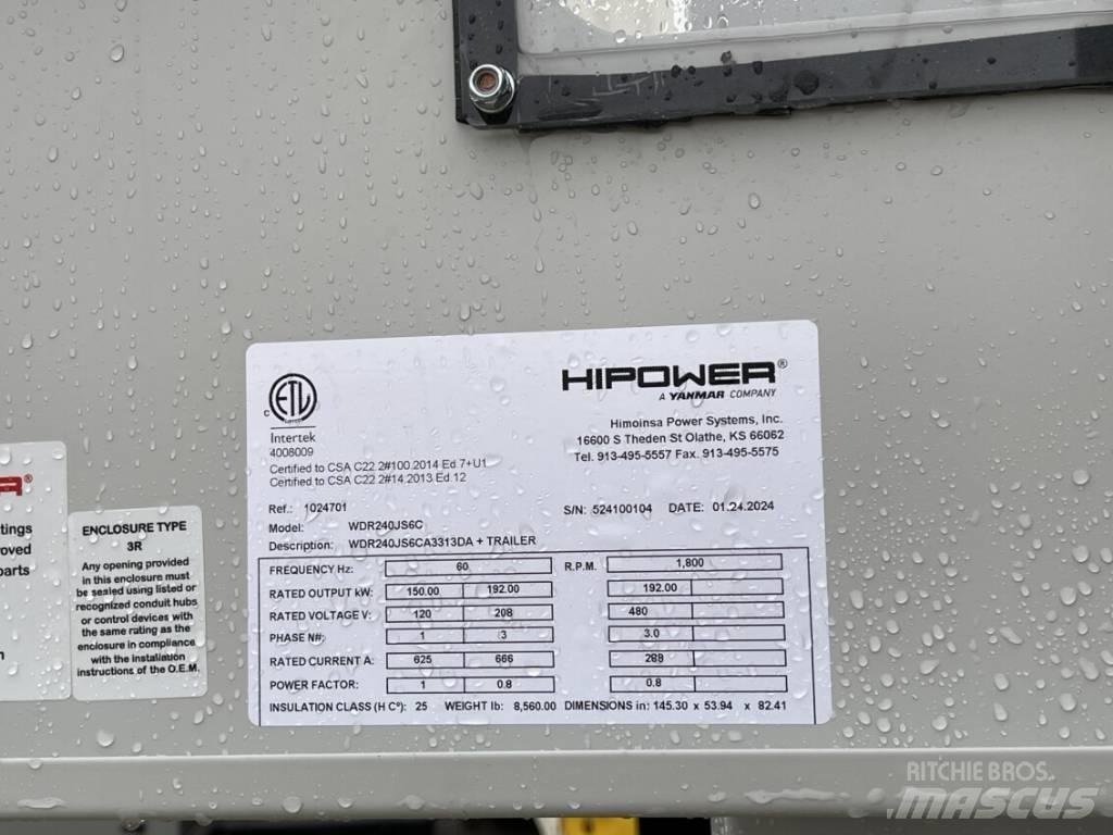 Hipower HRJW-240 Generatoare Diesel