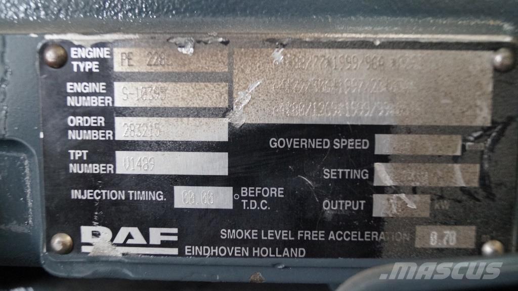 DAF PE 228 C NEW Motoare