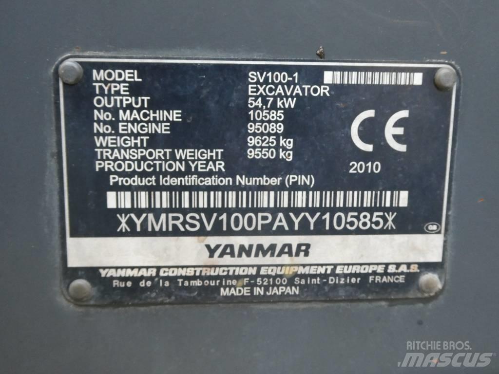 Yanmar SV 100-1 Excavatoare 7t - 12t