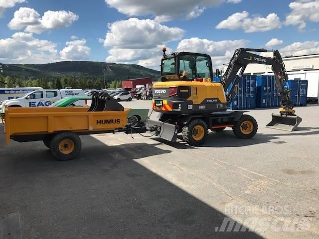 Volvo EW60E (UTHYRES) Excavatoare cu roti