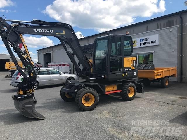 Volvo EW60E (UTHYRES) Excavatoare cu roti