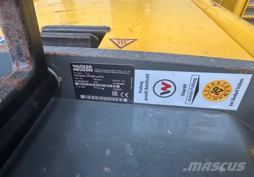 Wacker Neuson DPU 80 Vibratoare