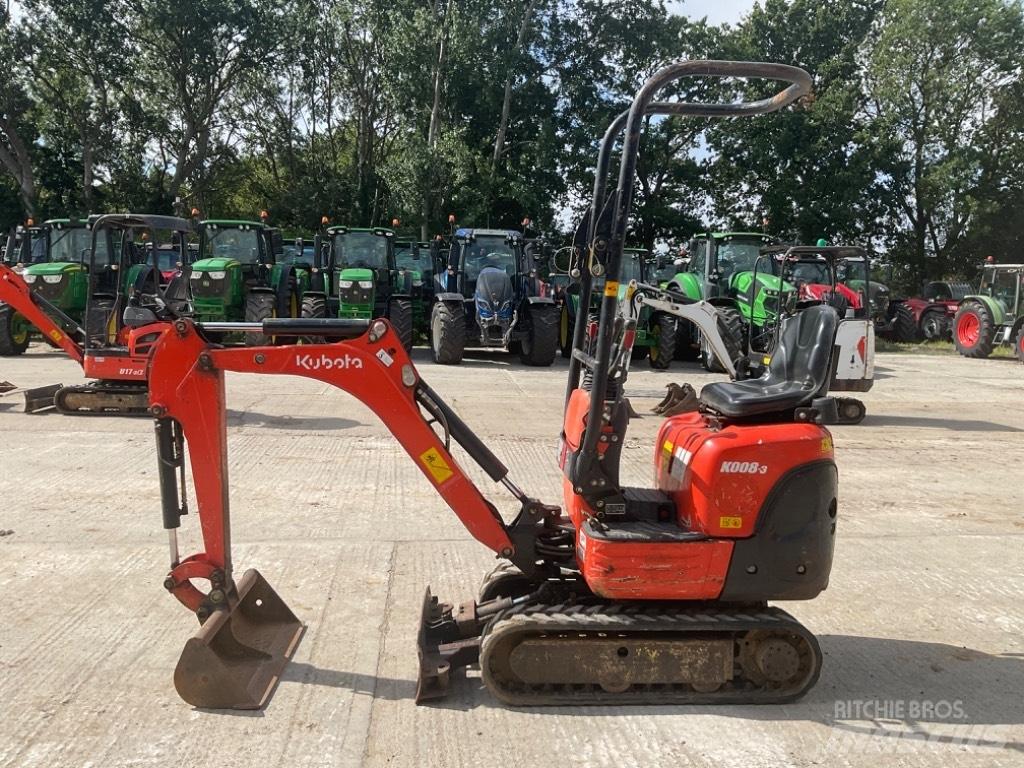 Kubota K 008-3 Mini excavatoare < 7t