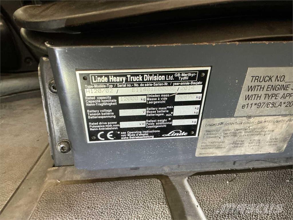 Linde H120D/1200 Stivuitor diesel