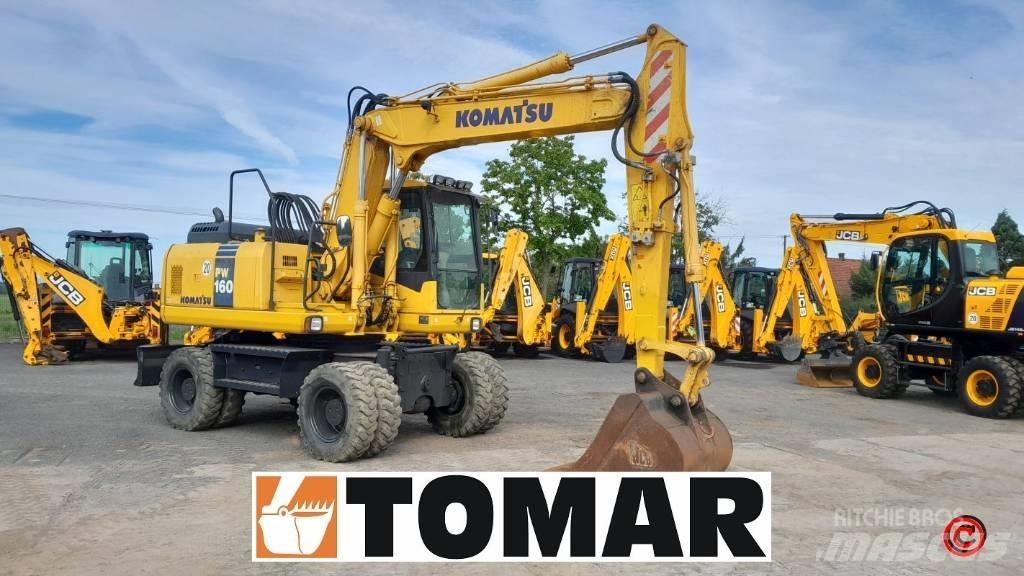 Komatsu PW 160-7 Excavatoare cu roti