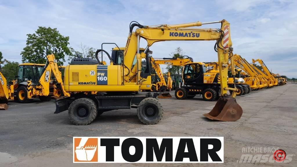 Komatsu PW 160-7 Excavatoare cu roti
