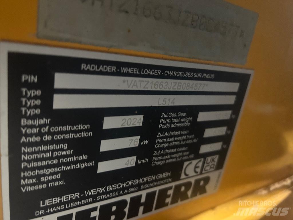 Liebherr L 514 Incarcator pe pneuri