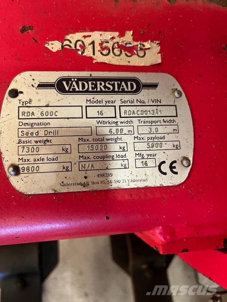Väderstad RDA600 C Perforatoare