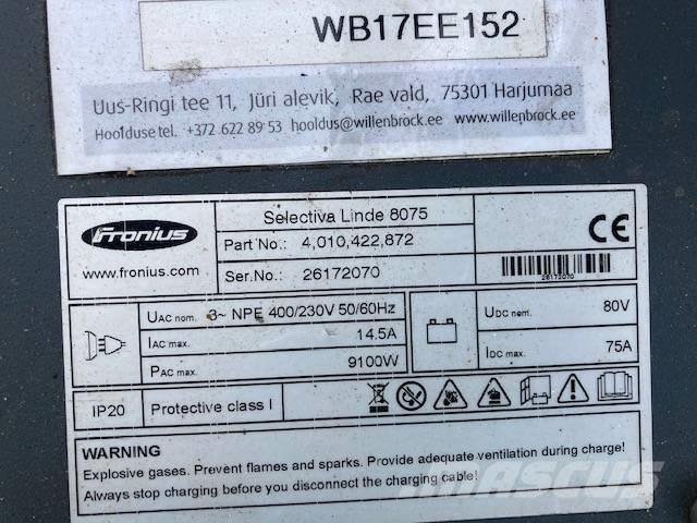 Linde E30/600HL/387 Stivuitor electric