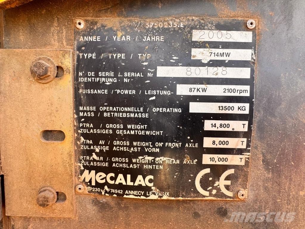 Mecalac 714 MW Excavatoare cu roti