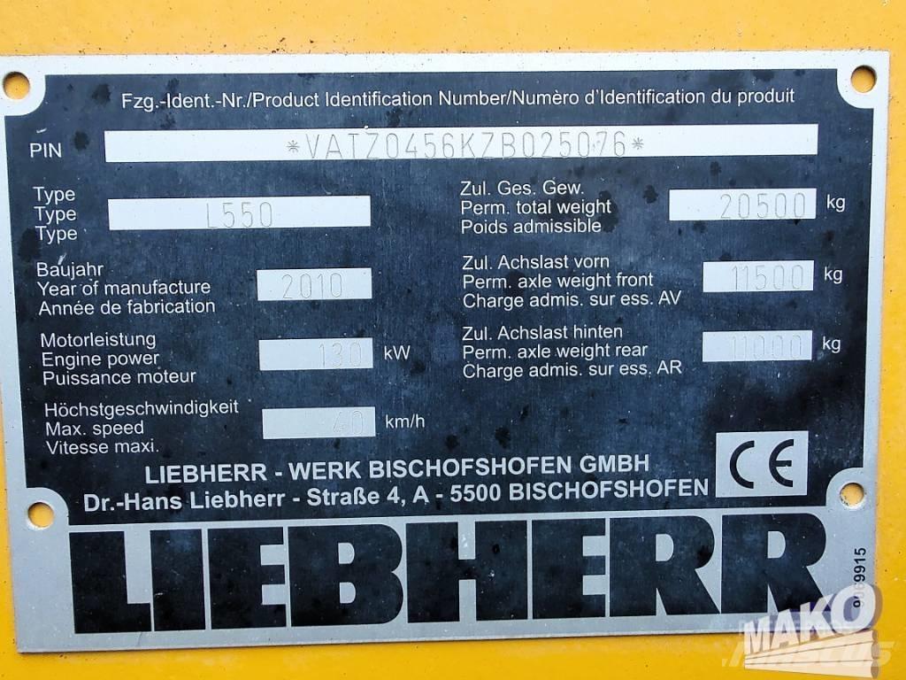 Liebherr L 550 Incarcator pe pneuri