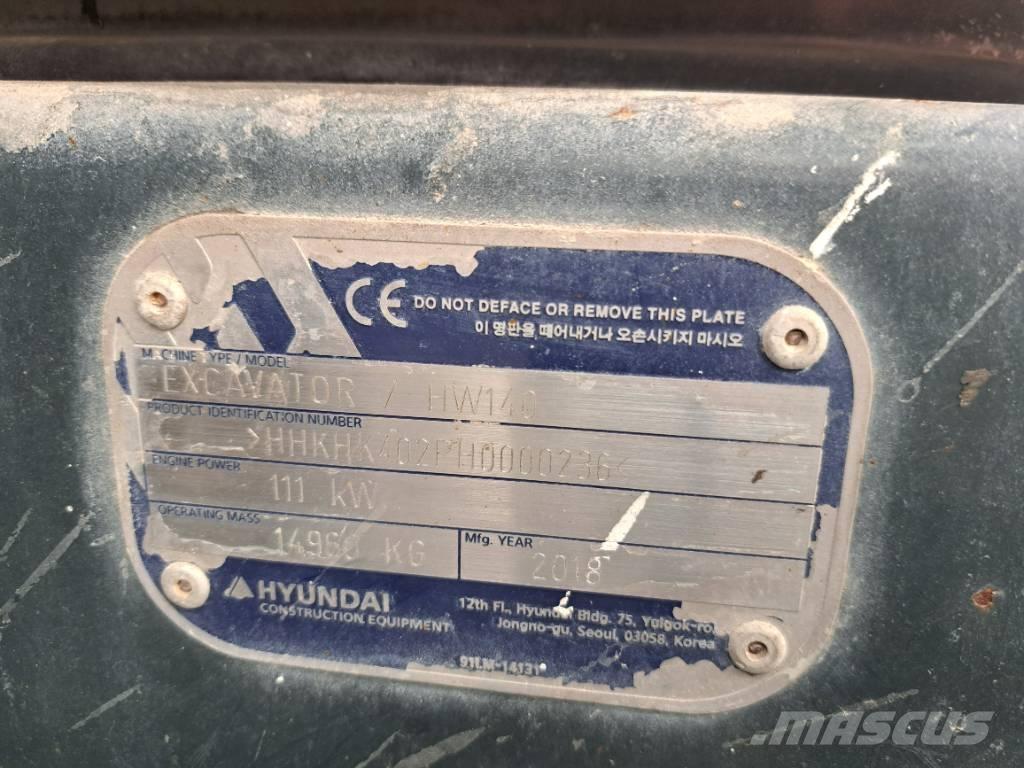 Hyundai HW 140 Excavatoare cu roti