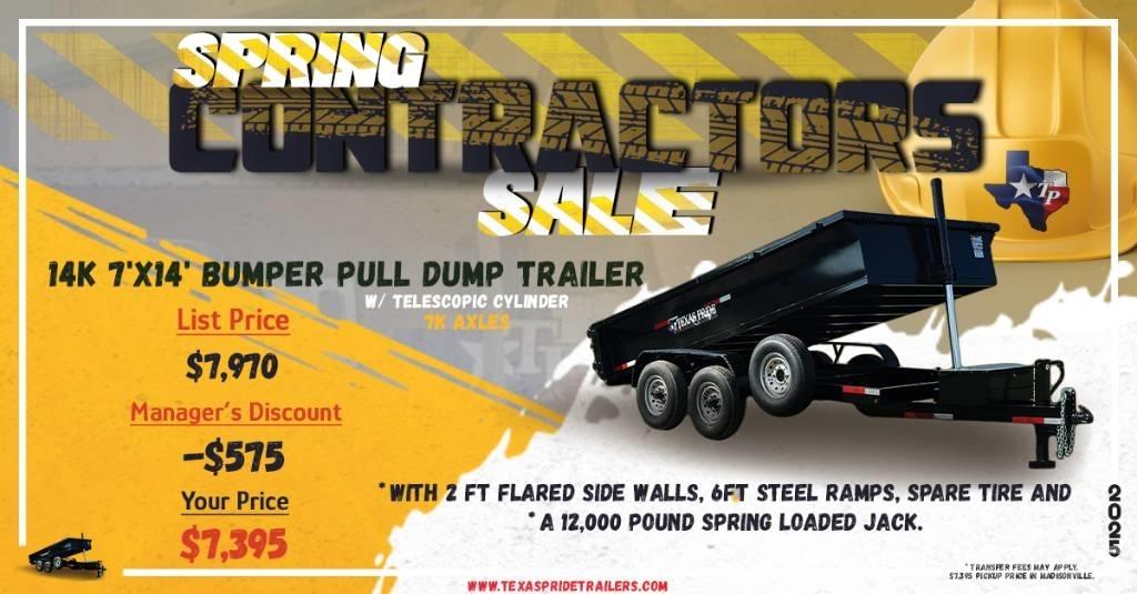 Texas Pride Dump Remorci basculante