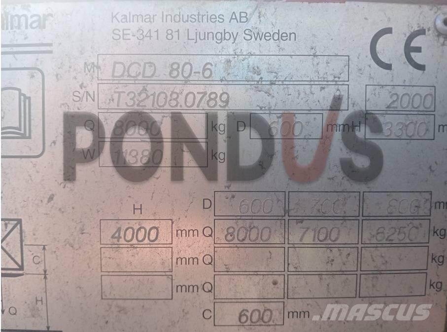 Kalmar DCD 80-6 Stivuitor diesel