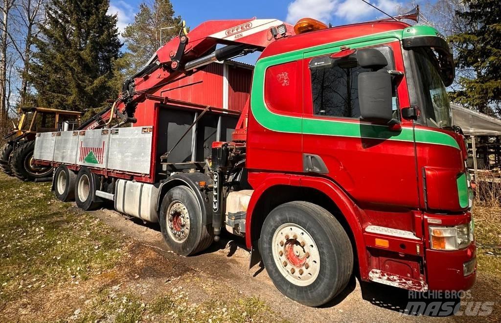 Scania P 124 GB Camioane cu macara