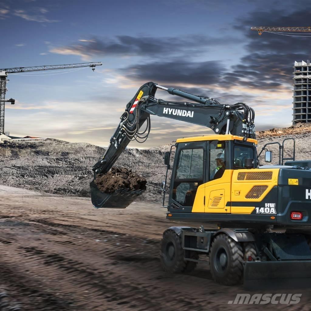 Hyundai HW140A Excavatoare cu roti
