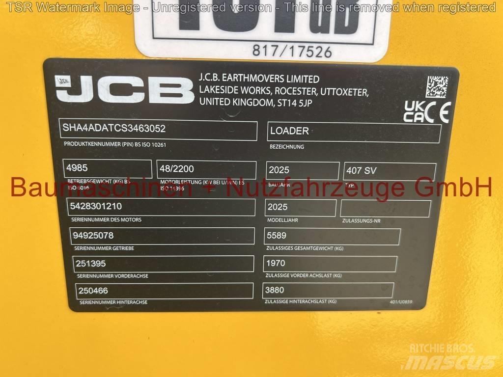 JCB 407 Klima -Demo- Incarcator pe pneuri