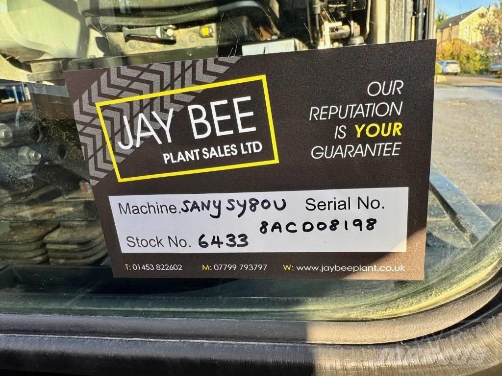 Sany SY 80 U Mini excavatoare < 7t
