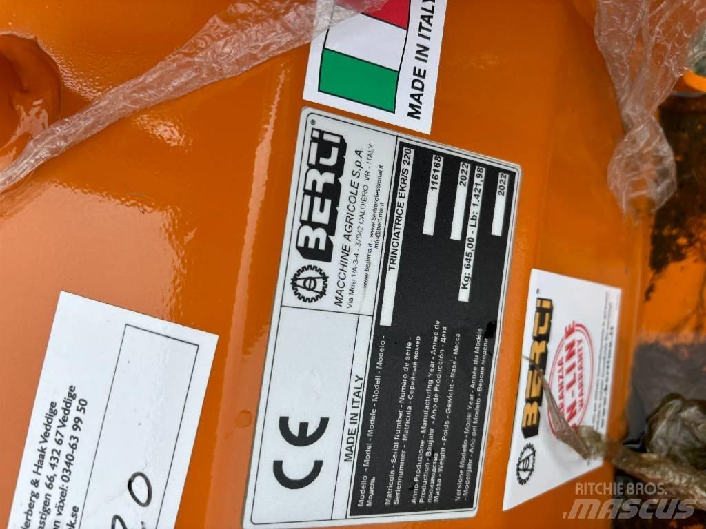 Berti EKR-S 220 Cositoare