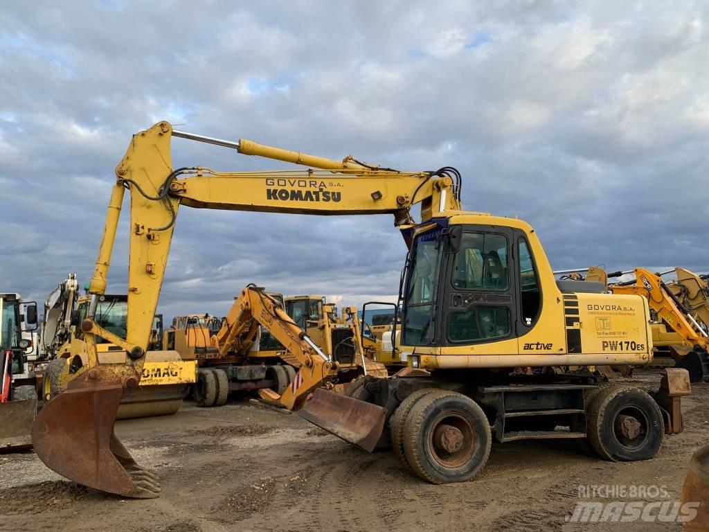 Komatsu PW 170 ES Excavatoare cu roti