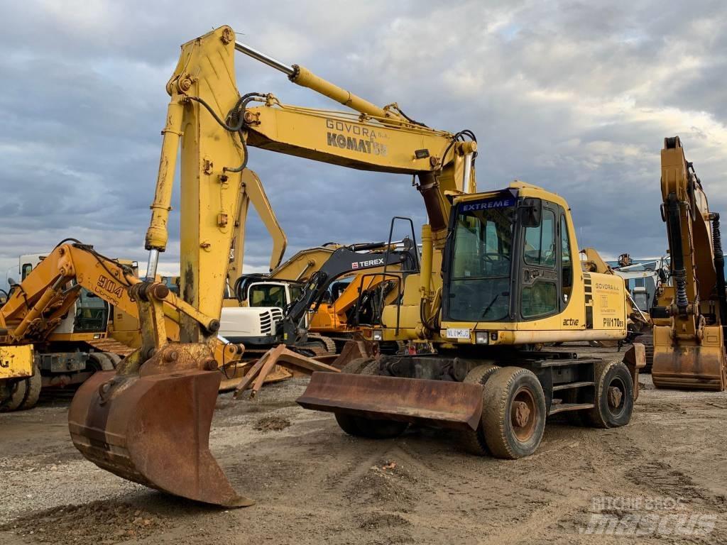 Komatsu PW 170 ES Excavatoare cu roti