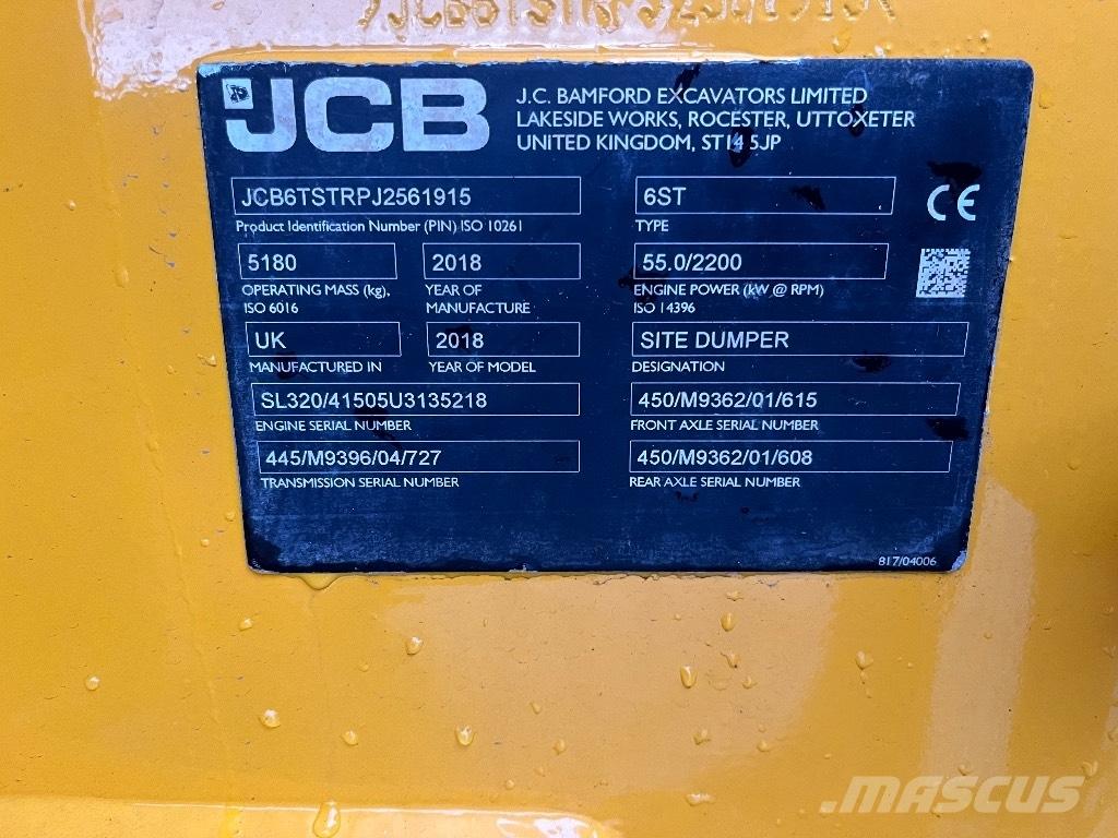 JCB 6 ST-1 Minitractor de teren
