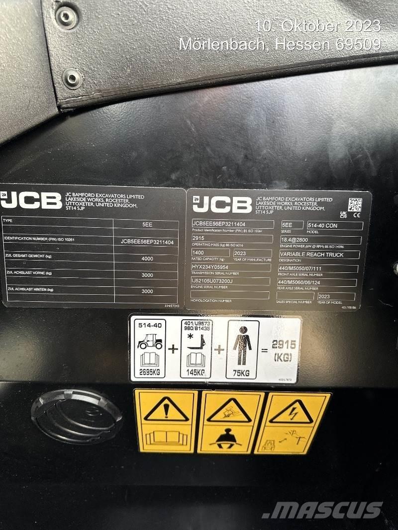 JCB 514-40 CON Stivuitoare telescopice