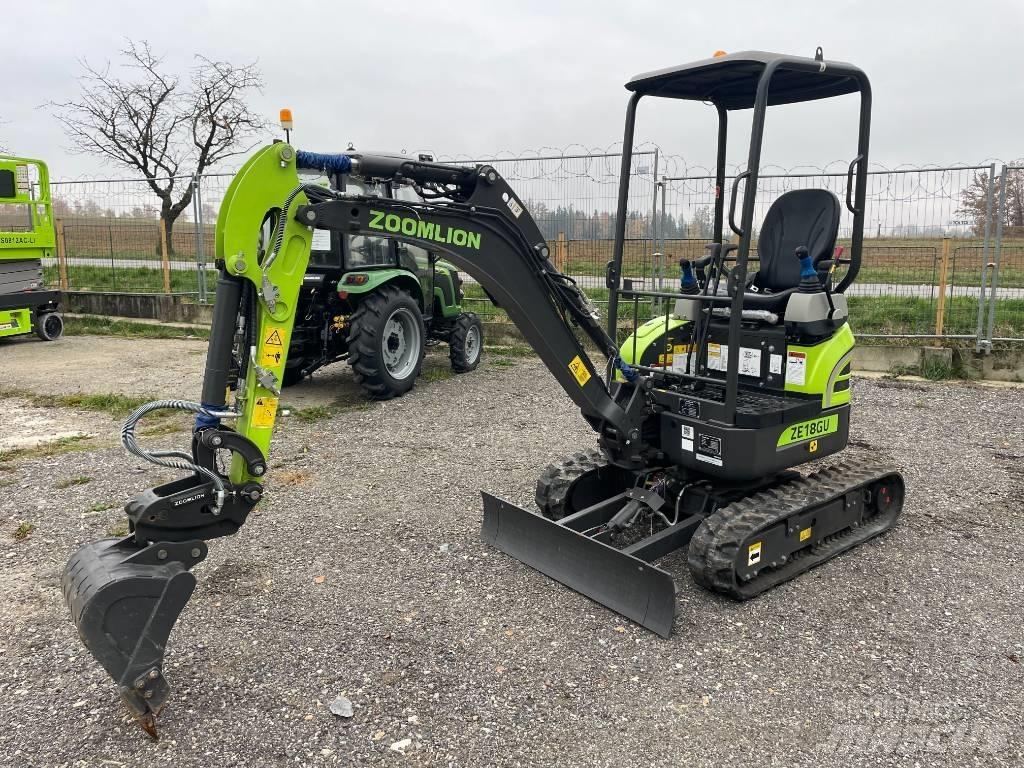 Zoomlion ZE18GU Mini excavatoare < 7t