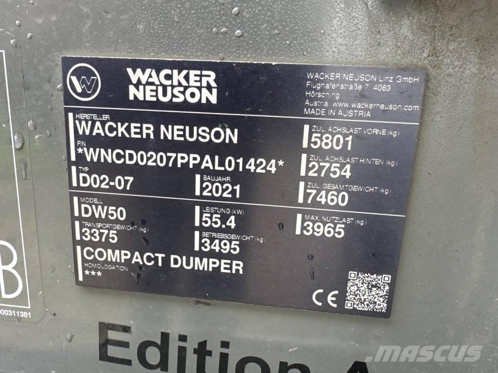 Wacker Neuson DW50 Minitractor de teren