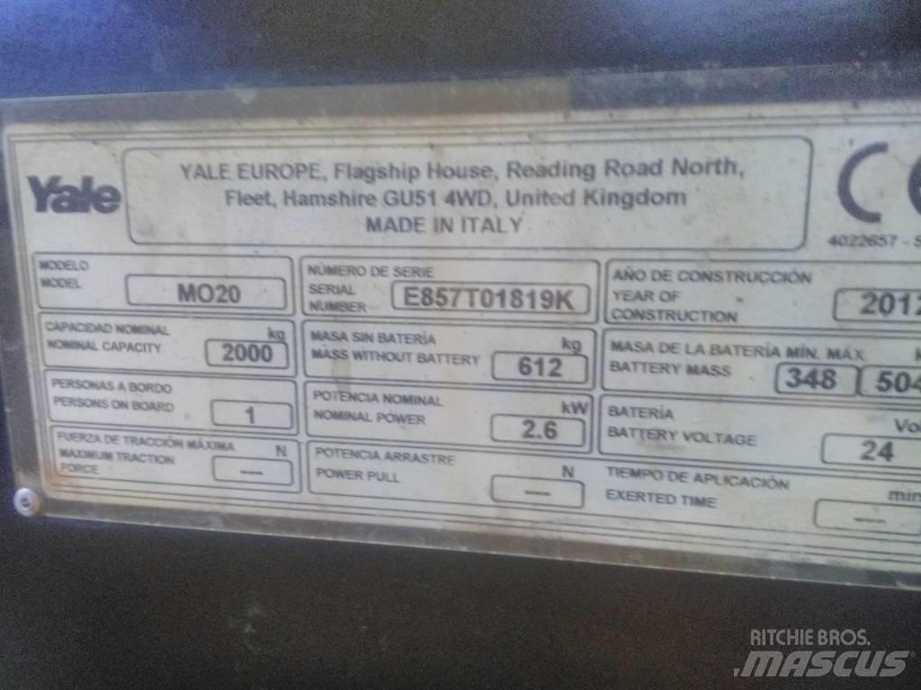 Yale MO20 Stivuitoare de micã inaltime pentu logistica