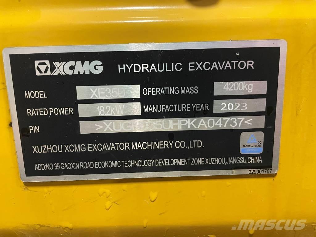 XCMG XE 35 U Mini excavatoare < 7t