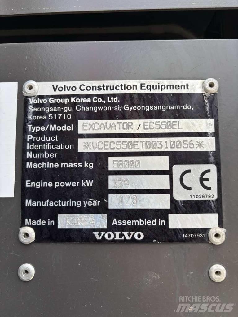 Volvo EC550EL Excavatoare pe șenile
