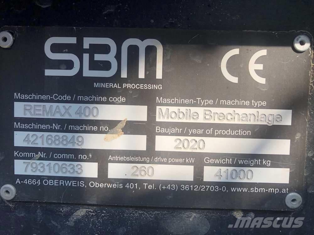 SBM Remax 400 Concasoare mobile