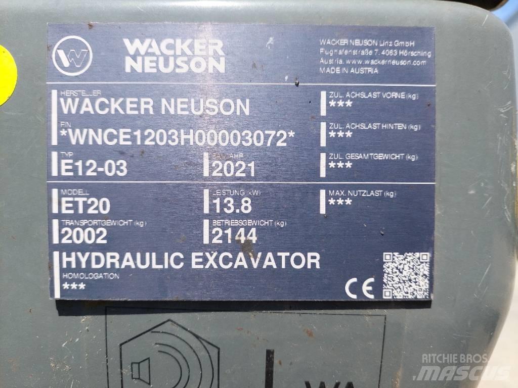 Wacker Neuson ET20 Excavatoare pe șenile
