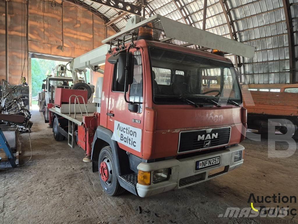 MAN 8.163 Platforme aeriene montate pe camion