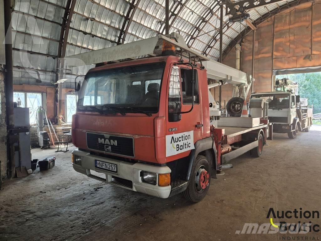 MAN 8.163 Platforme aeriene montate pe camion