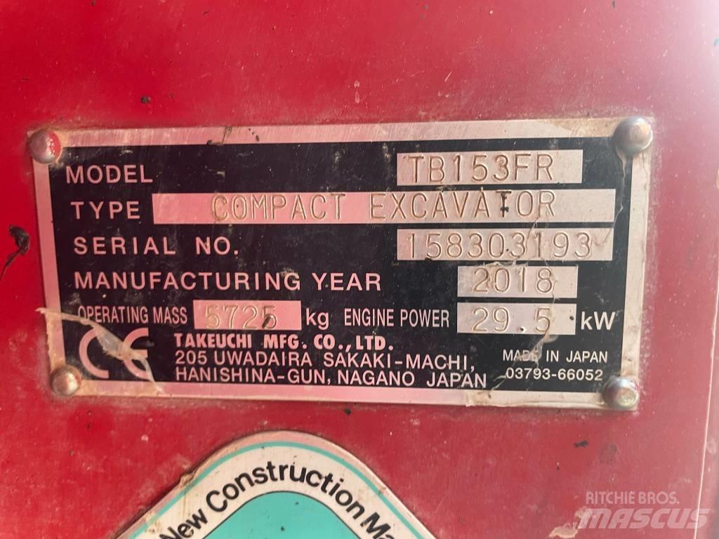 Takeuchi TB 153 FR Mini excavatoare < 7t